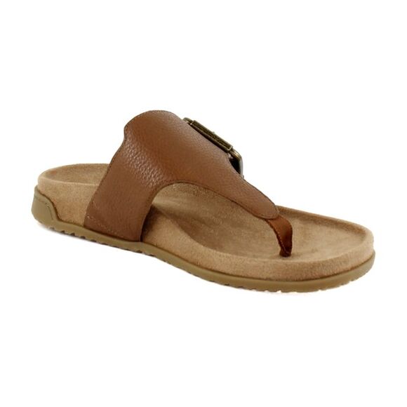 Vionic Shoes - Vionic Emma Tan Leather (Wide)